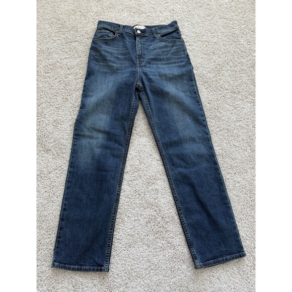 Abercrombie & Fitch Jeans Women’s 29/8R 90s Straight Ultra High Rise Medium Wash - Picture 2 of 8